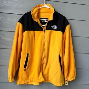 Yellow and Black Northface Jacket